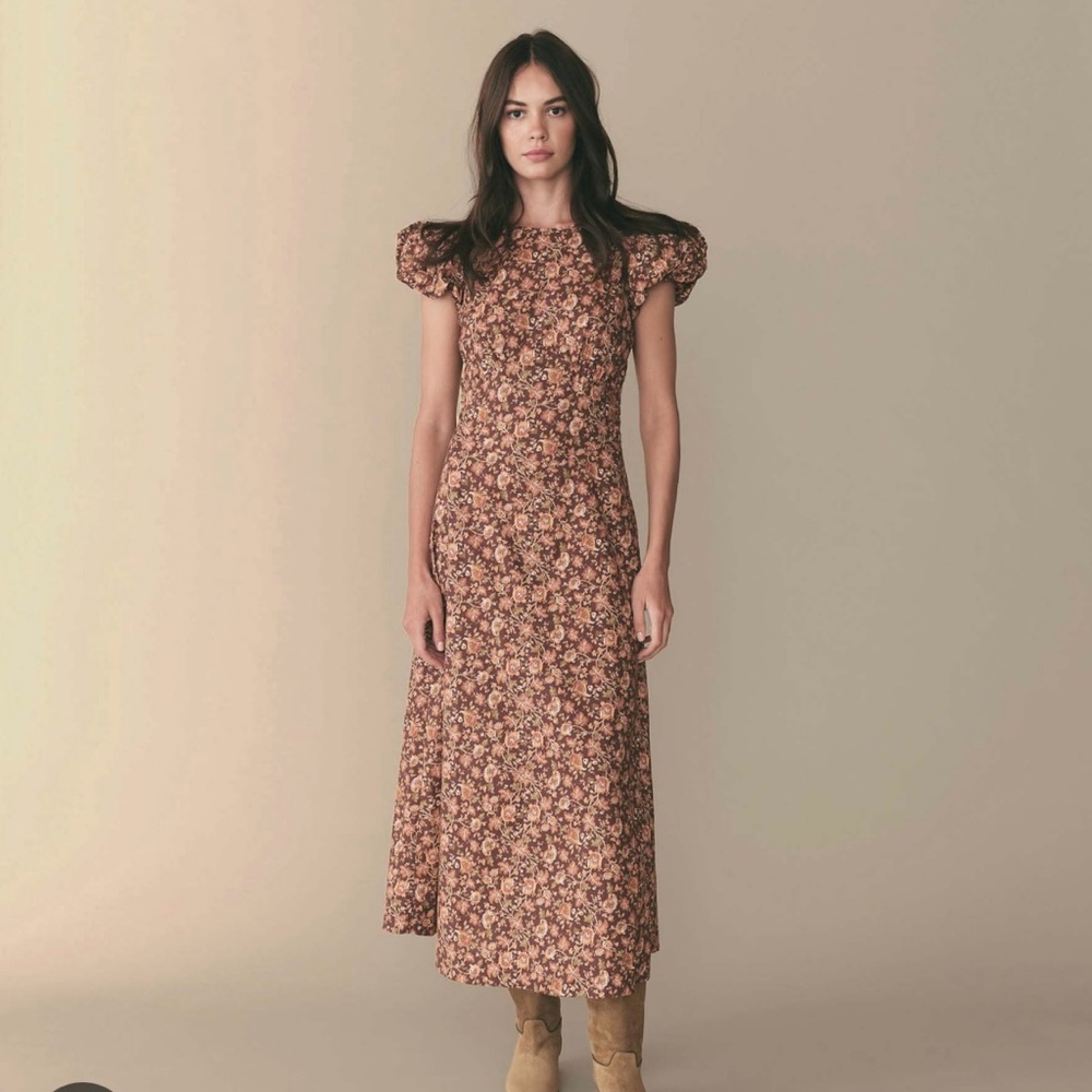 Doen Rhodia Dress- Mulberry print